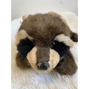 Vintage Westcliff Collection Brown Raccoon Plush w/Tag Made In Korea